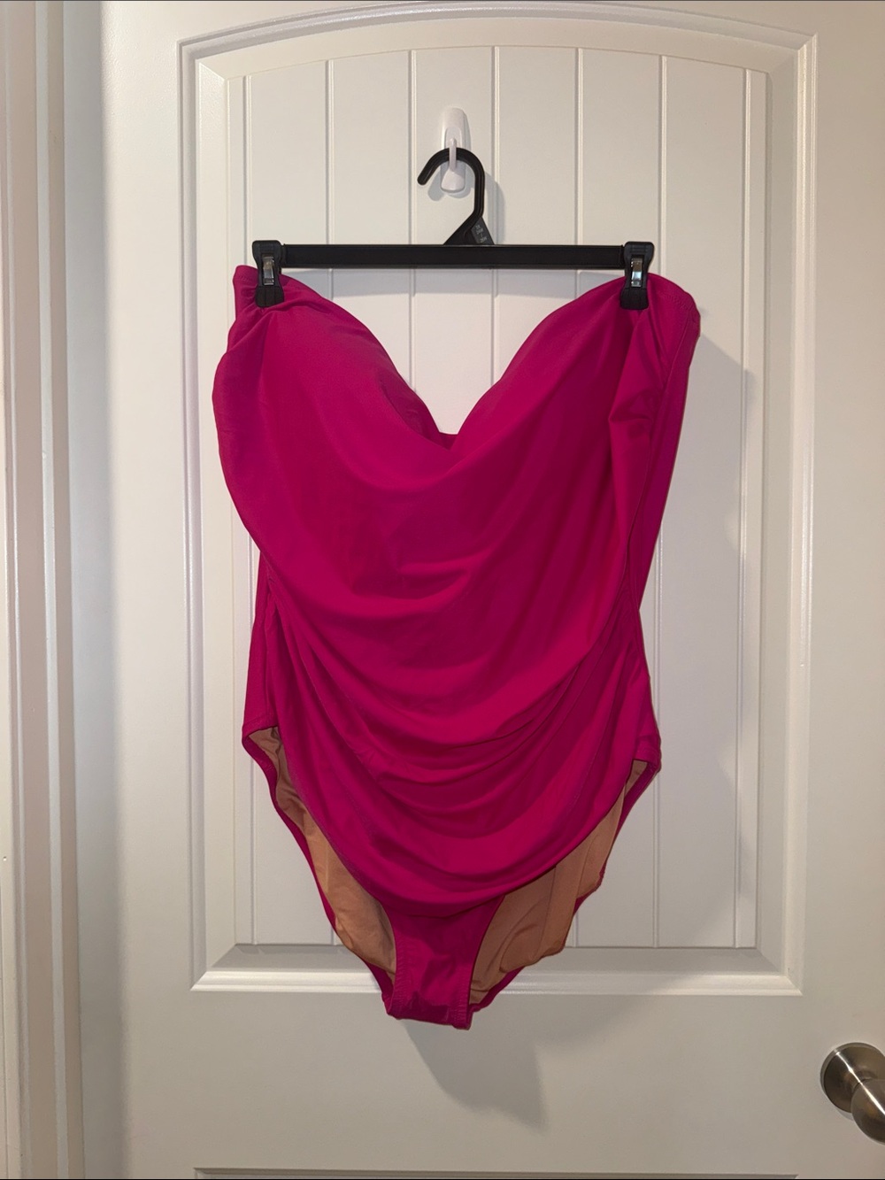 J.Crew Strapless Pink One-Piece Swim Suit - Picture 2 of 3